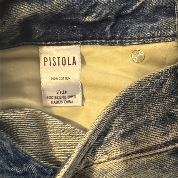 Pistola Cassie Super High Rise Straight Leg Jean - Picture 5 of 15